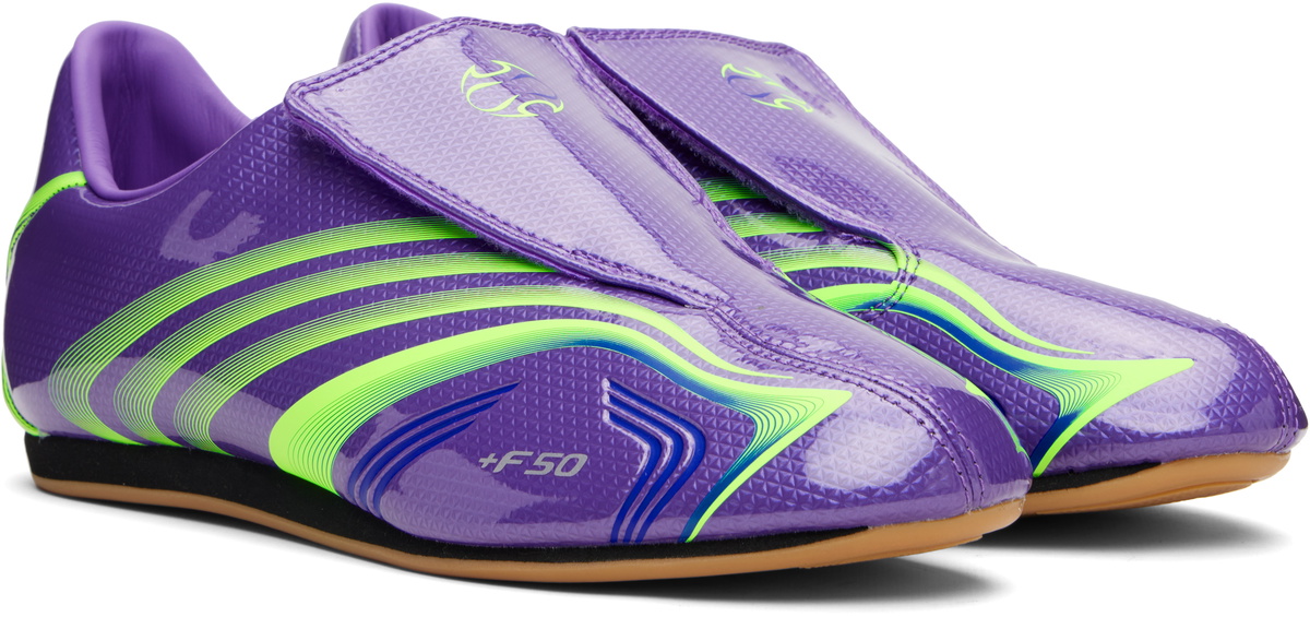 adidas Taekwondo F50 レディース スリッポン パープルラッシュ Adidas F50 Taekwondo Purple Rush / Lucid Lemon - Jun 2025