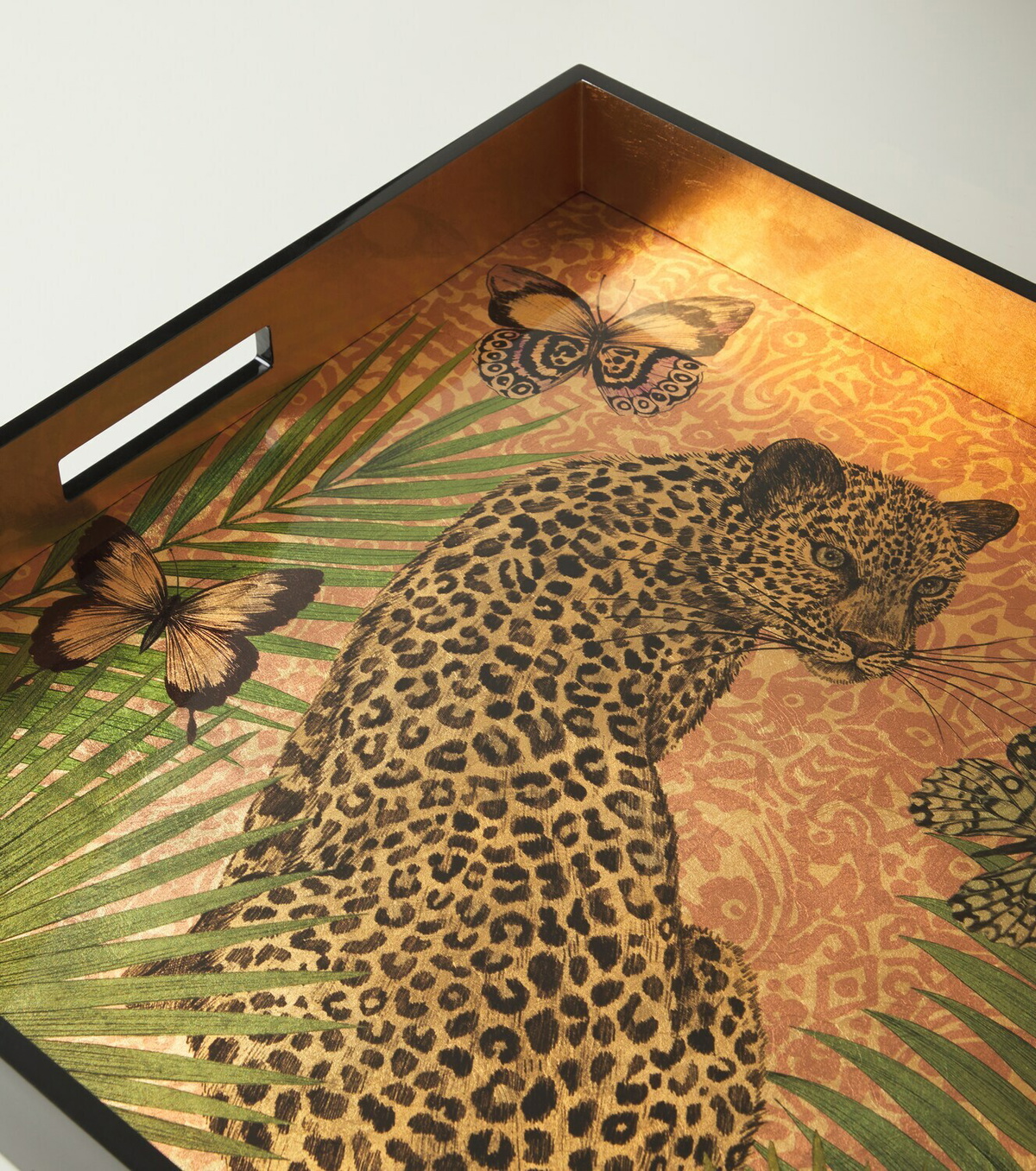 Les-Ottomans x Matthew Williamson wood tray
