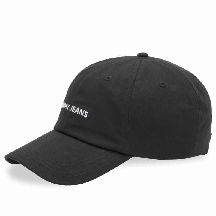 Photo: Tommy Jeans Women's Linear Logo Cap in Black 