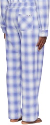 Tekla Blue Plaid Pyjama Pants