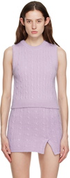 Filippa K Purple Braided Vest