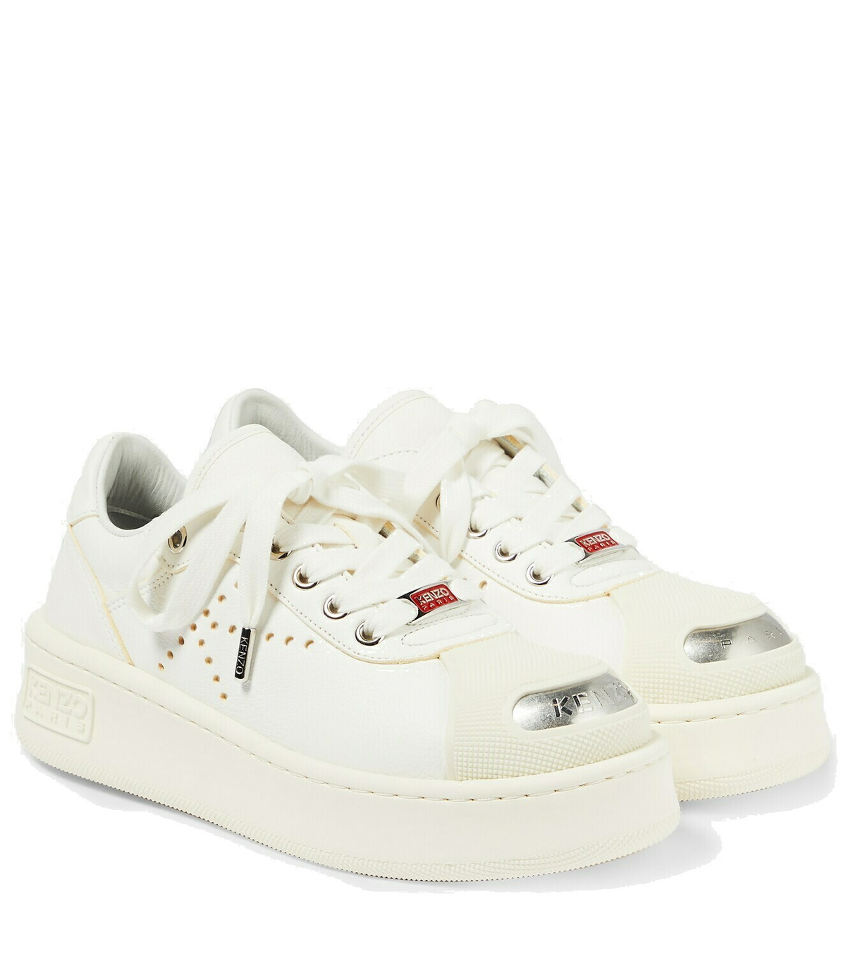 KENZO レオハトフリントレスアッフフツ FA62BT340L77 03ECRU Reebok leather low-top sneakers - SchaferandweinerShops