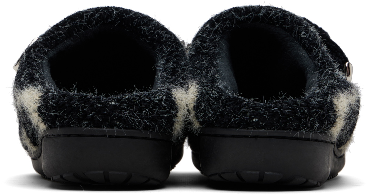 Toga Virilis Black SUBU Edition Knit Slipper Loafers