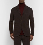 Boglioli - Dark-Olive Unstructured Stretch-Cotton Corduroy Suit Jacket - Men - Dark green