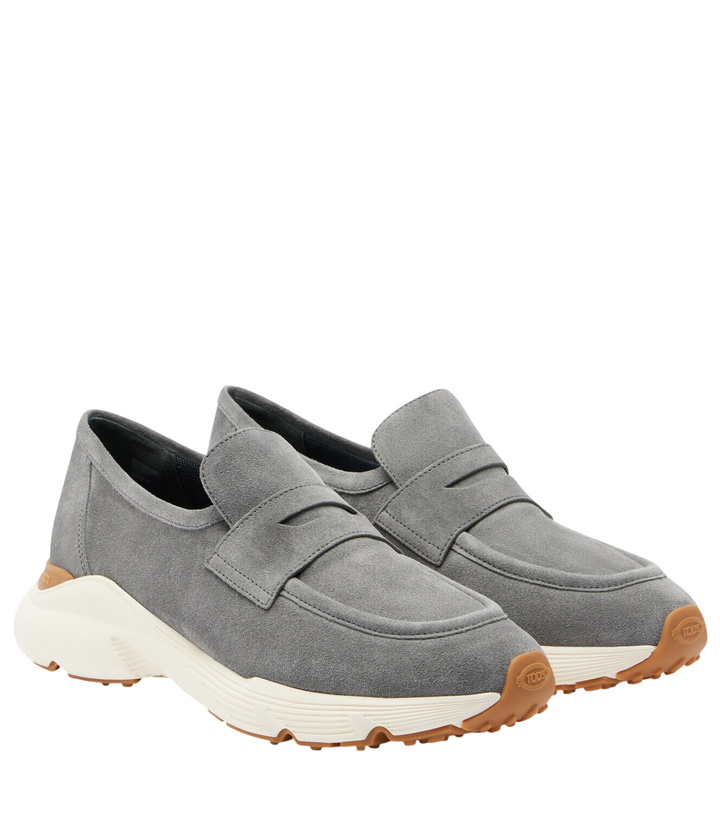 Photo: Tod's Suede penny loafers