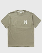 Norse Projects Simon Loose Organic Heavy Jersey Large N T Shirt Grey - Mens - Shortsleeves