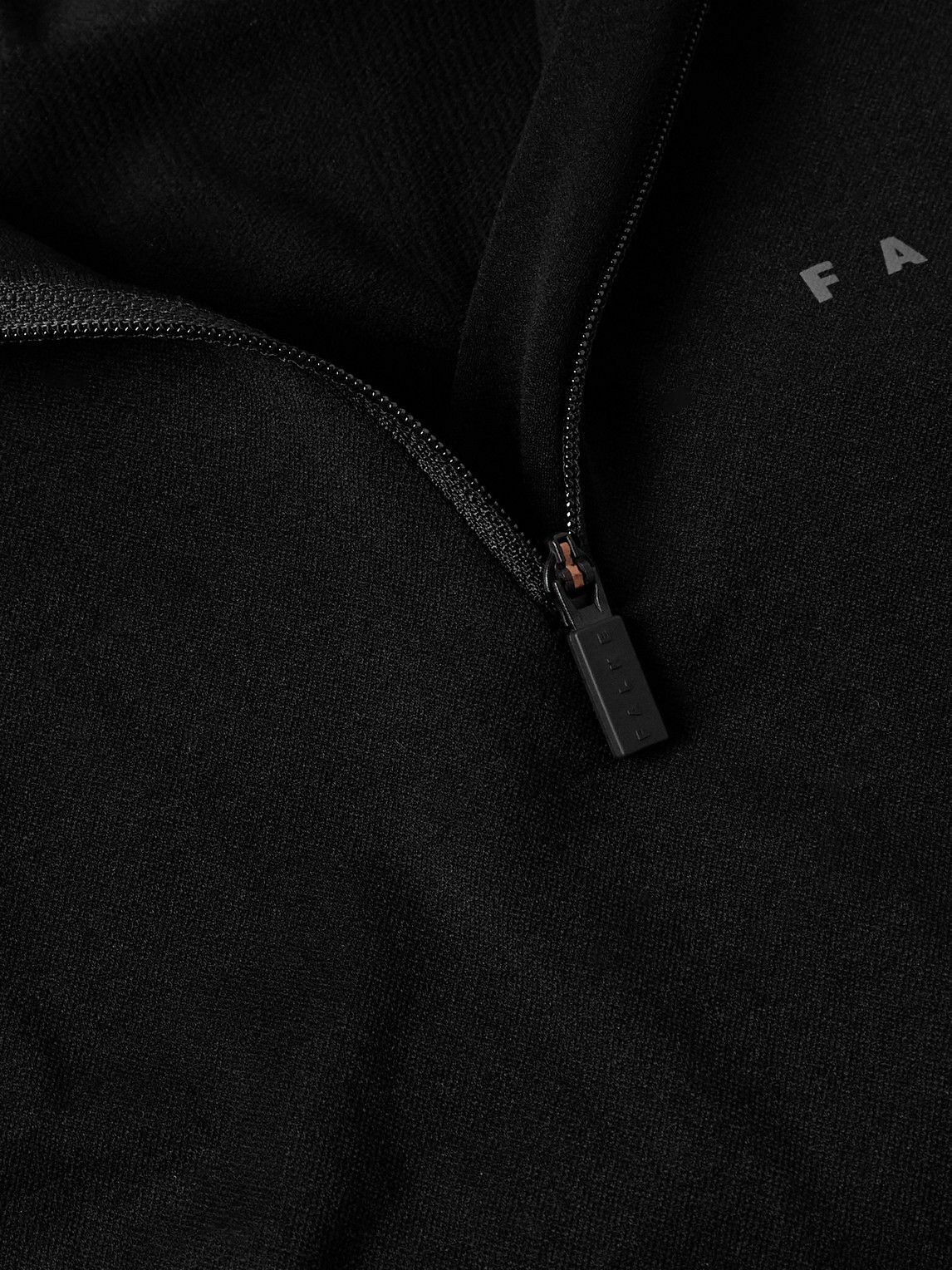 Falke - Half-Zip Ski Base Layer - Black