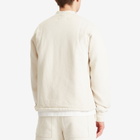 Les Tien Men's Heavyweight Moto Coaches Jacket in Ivory