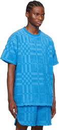 Burberry Blue Check T-Shirt