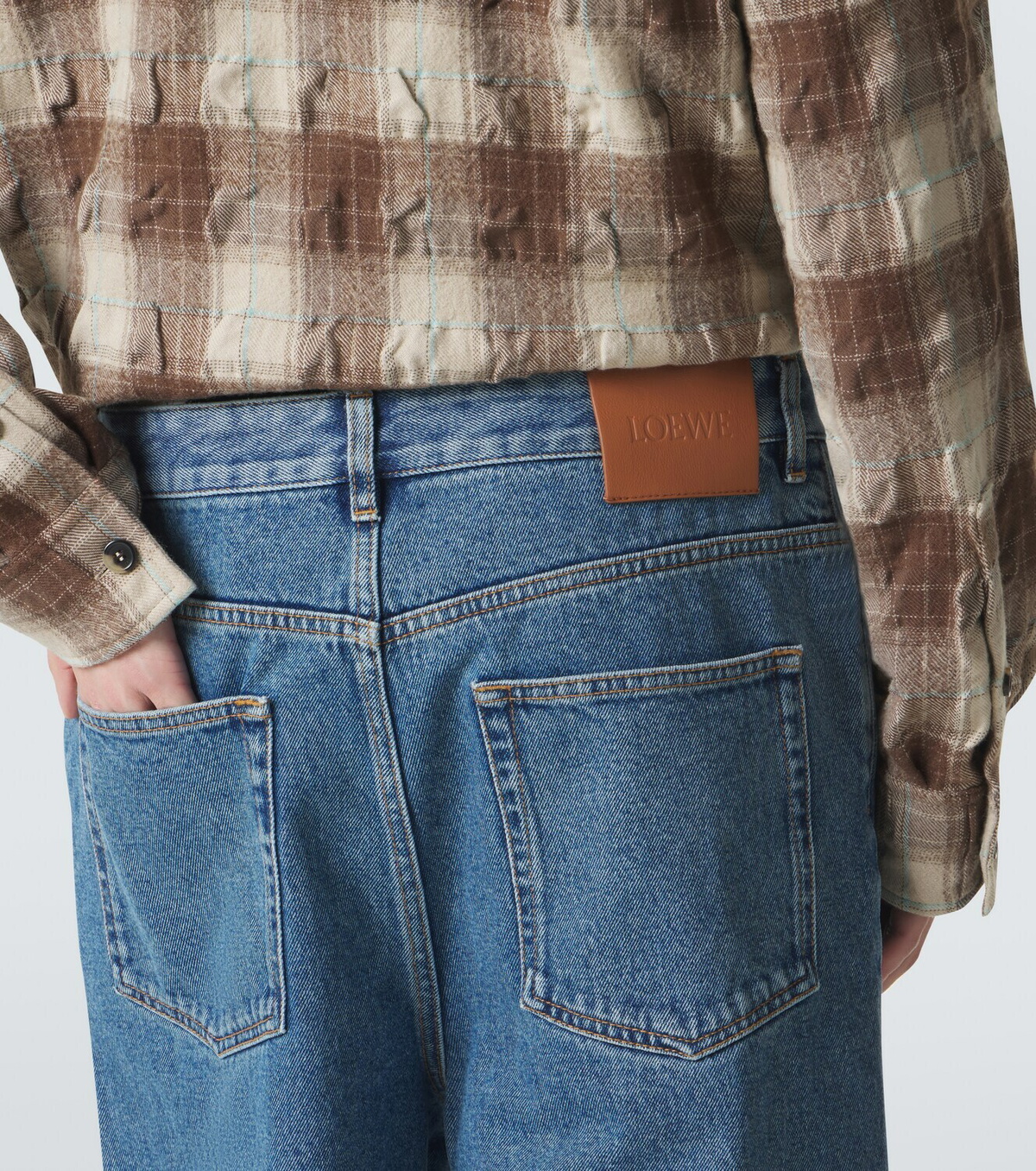 Loewe Anagram straight jeans