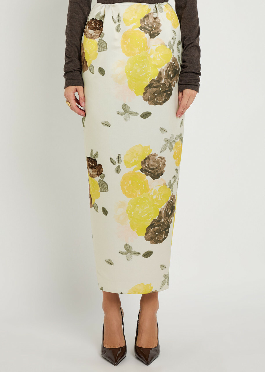 Bernadette Damian Floral-print Midi Skirt Multicoloured 1