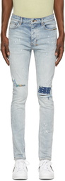 Ksubi Blue Chitch Kolar Stitch Jeans