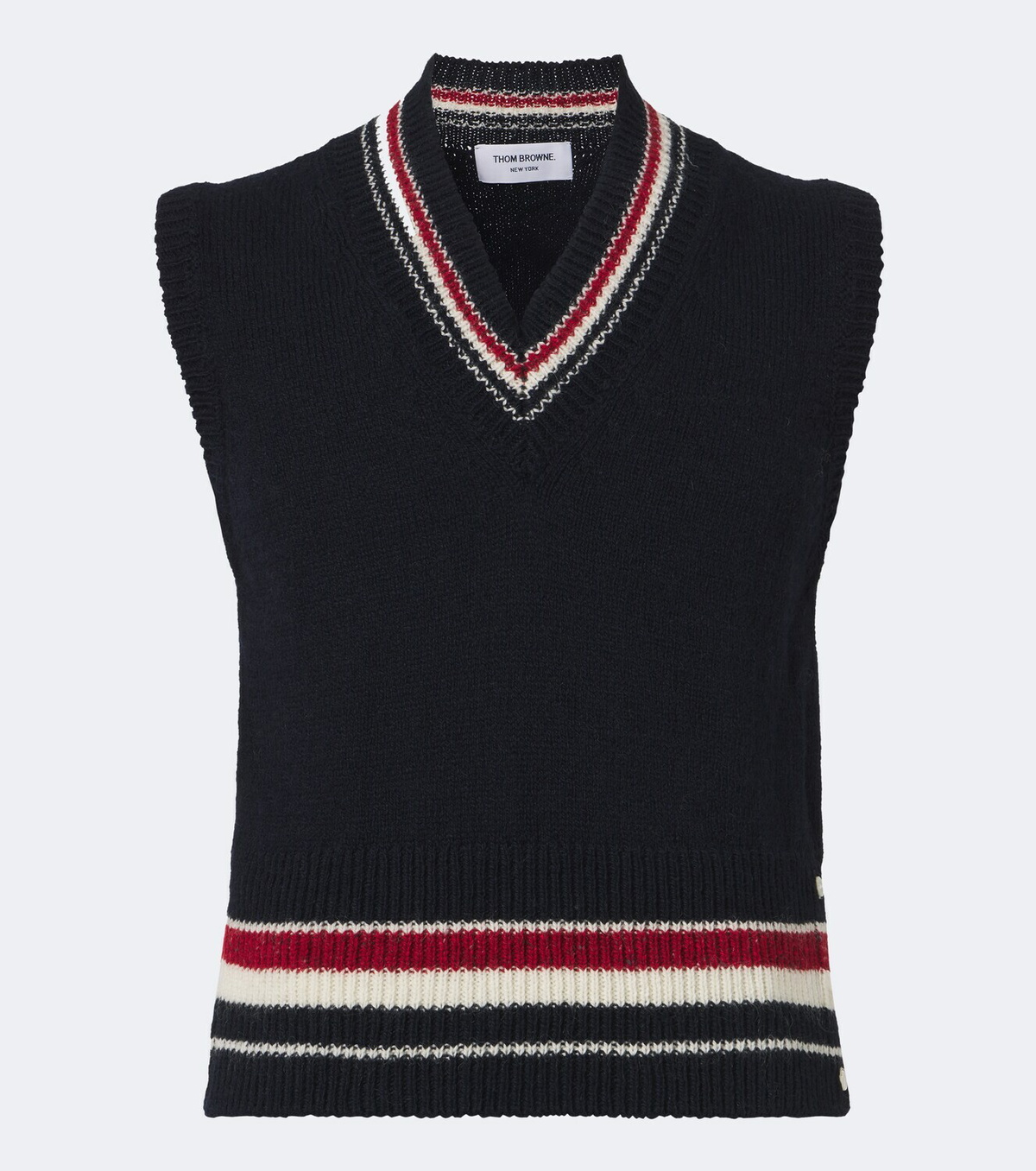 Thom Browne Wool and mohair sweater vest