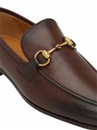 GUCCI - Jordaan Horsebit Leather Loafers