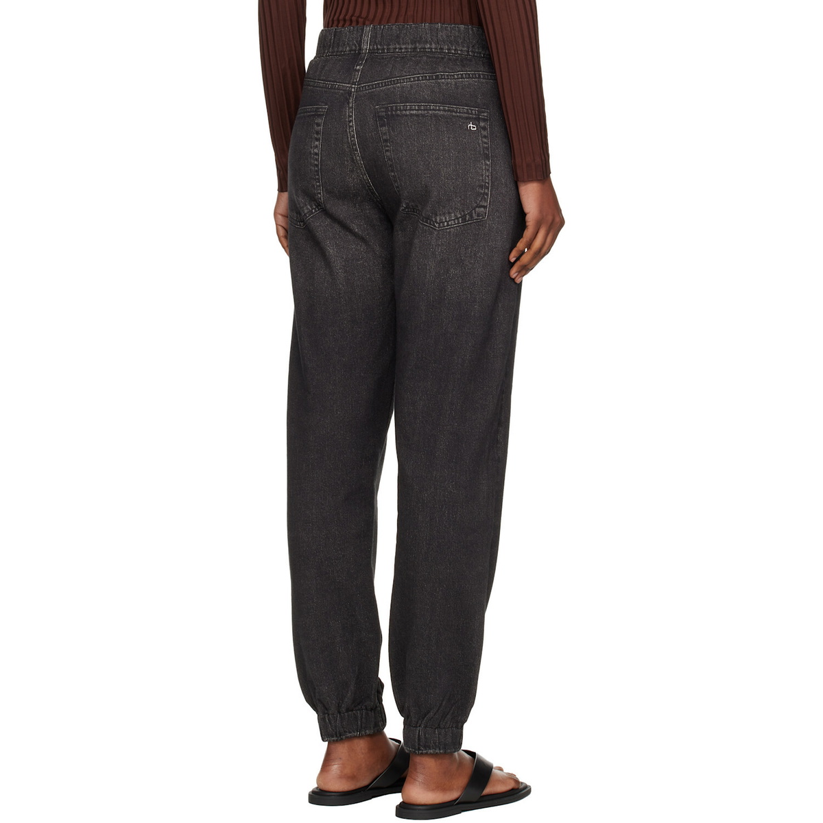 rag & bone Black rb Miramar Jogger Jeans
