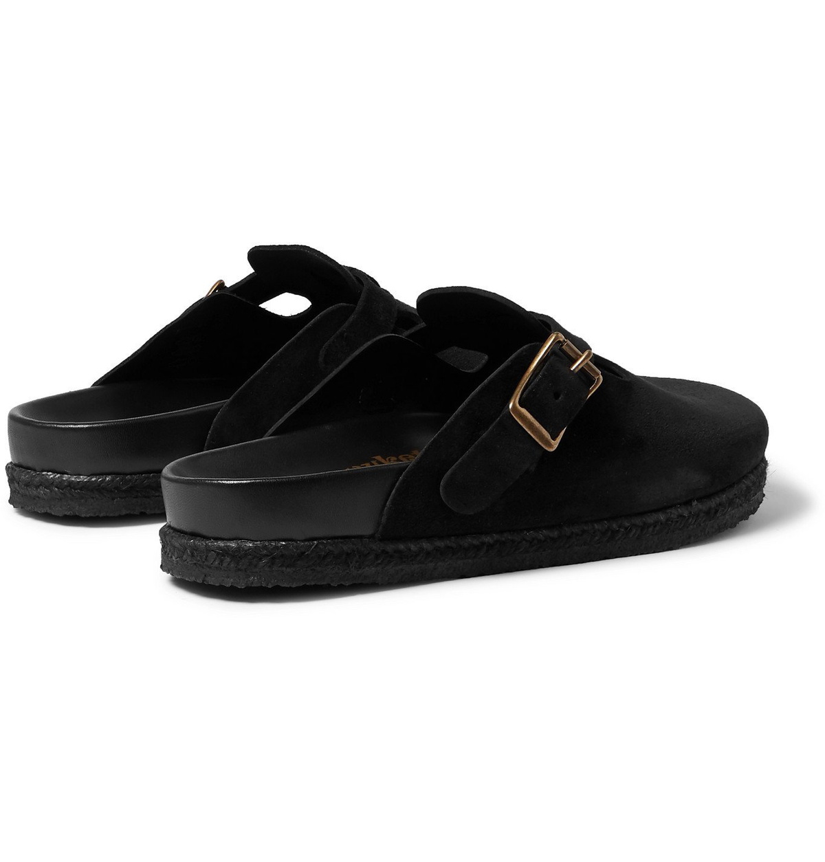 Yuketen Bostonian Suede Black Clogs Birkenstock Boston Chunky Narrow Clog (Women) - Black Suede  main image 3