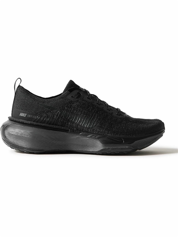 Photo: Nike Running - ZoomX Invincible 3 Flyknit Running Sneakers - Black