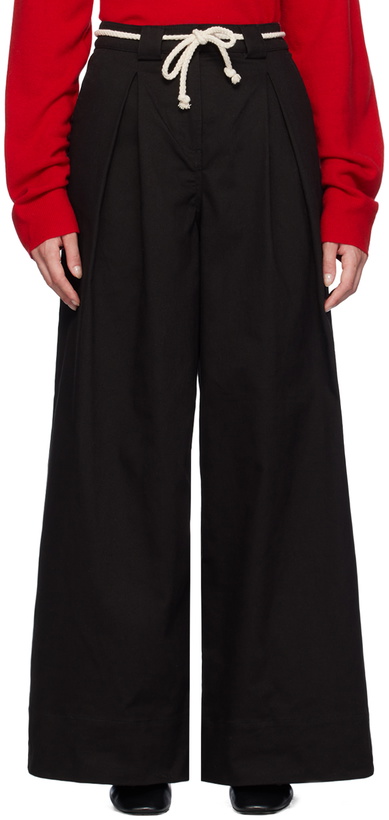Photo: The Garment Black Cassano Wide Trousers