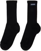 Jacquemus Black Les Classiques 'Les chaussettes à l'envers' Socks