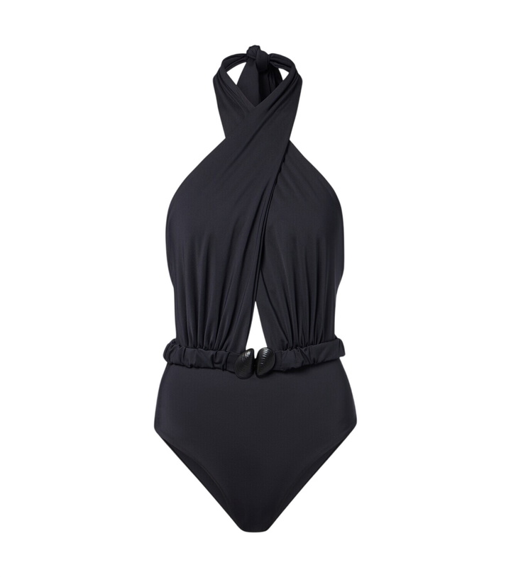 Photo: Johanna Ortiz Halterneck swimsuit