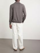 Sunspel - Sea Island Cotton and Cashmere-Blend Polo Shirt - Brown