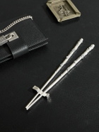 Enfants Riches Déprimés - Engraved Silver Chopsticks and Hashioki
