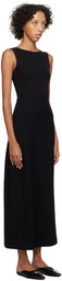 LESET Black Rio Midi Dress