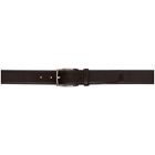 Isaia Brown Leather Belt