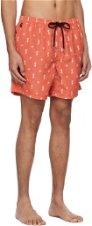 Ksubi Orange Allstar Shorts