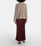 Brunello Cucinelli Satin maxi skirt