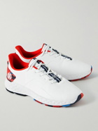G/FORE - MG4 Rubber-Trimmed Coated-Mesh Golf Shoes - Red