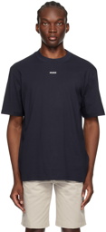 Hugo Navy Bonded T-Shirt