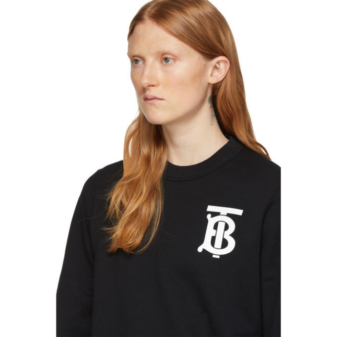 Burberry Black Dryde Logo Sweatshirt Burberry