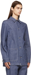 Maison Margiela Navy Denim Workwear Jacket