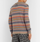 Loewe - Paula's Ibiza Embroidered Striped Knitted Sweater - Multi