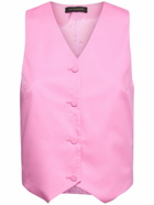 THE ANDAMANE Pauline Cotton Satin Vest