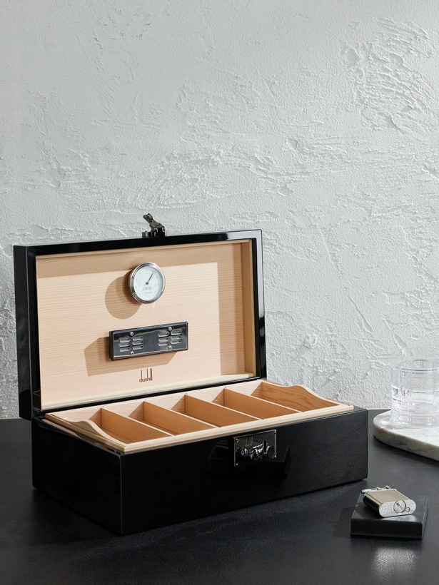 Photo: Dunhill - Lacquered Wood Cigar Humidor