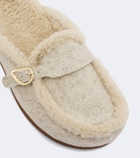 Ancient Greek Sandals Vasilitsa shearling-lined mules
