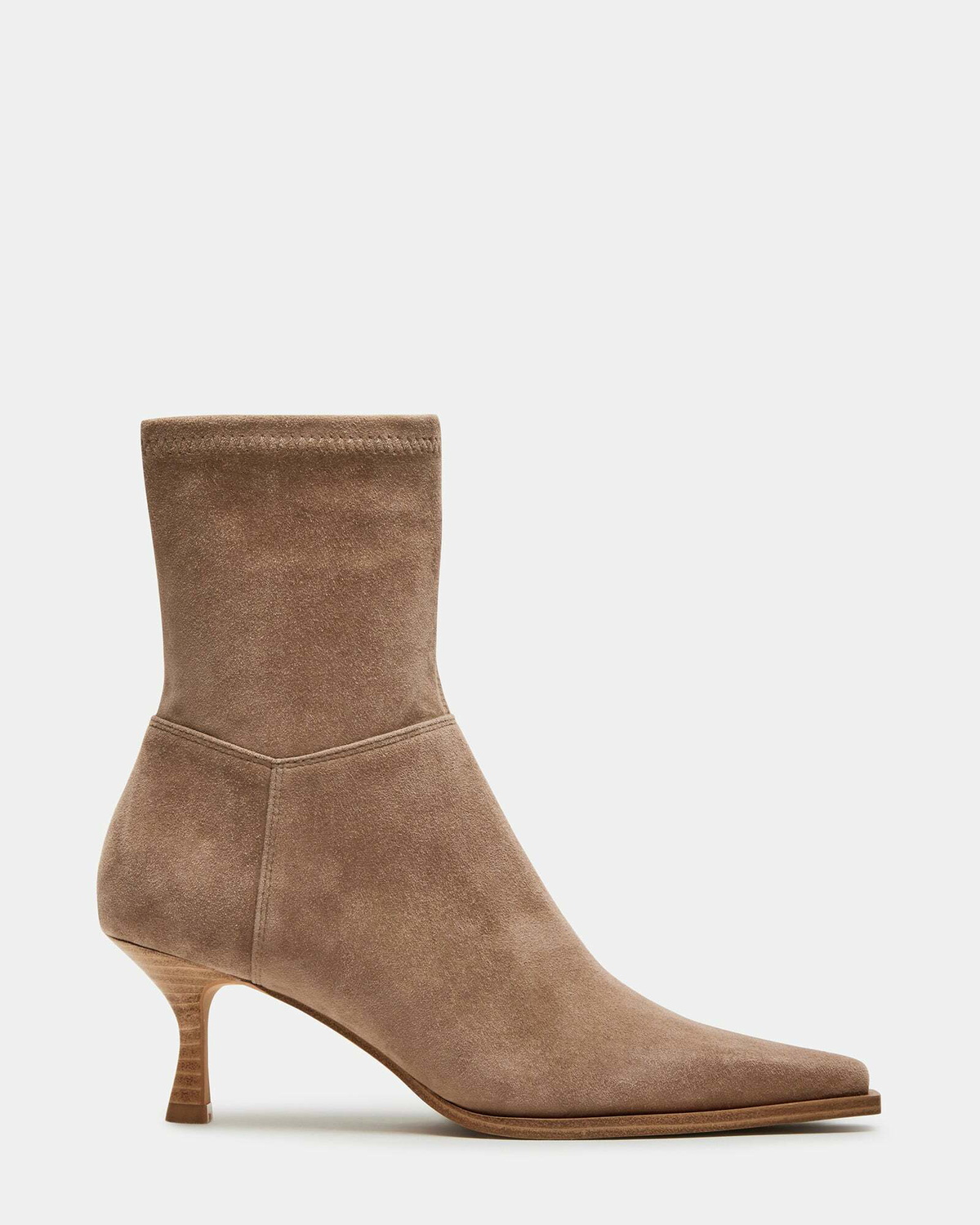 Steve Madden Stasia Booties in Taupe
