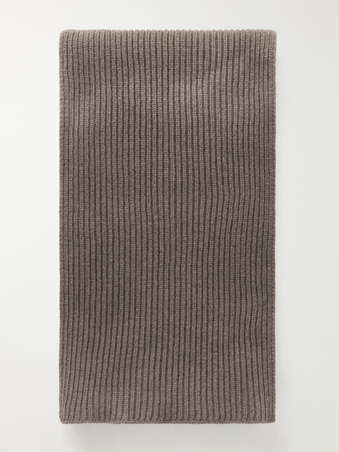 John Smedley - Stark Ribbed Recycled-Cashmere and Wool-Blend Scarf