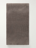 John Smedley - Stark Ribbed Recycled-Cashmere and Wool-Blend Scarf