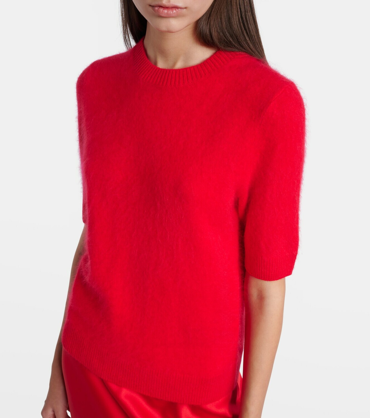 Dorothee Schumacher Fluffy Statements wool and cashmere top
