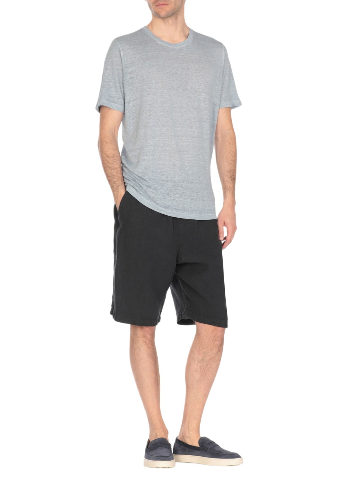 120% Lino Linen Bermuda Shorts