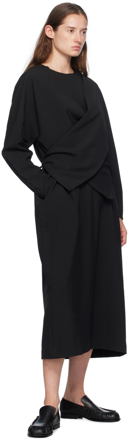 Henrik Vibskov Black Hazi Midi Dress