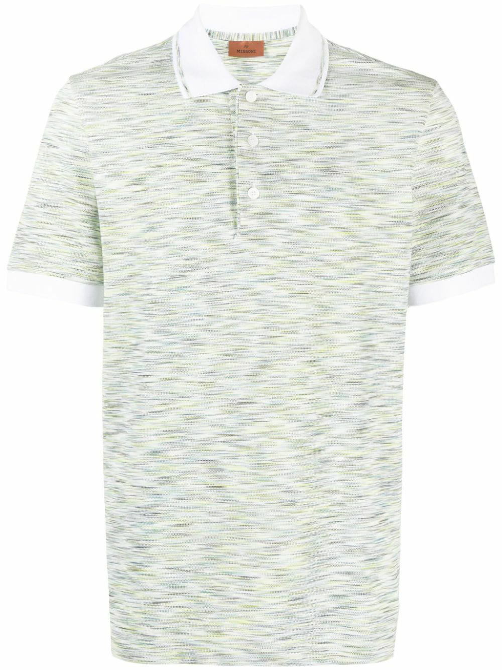 Photo: MISSONI - Tie-dye Print Cotton Polo Shirt