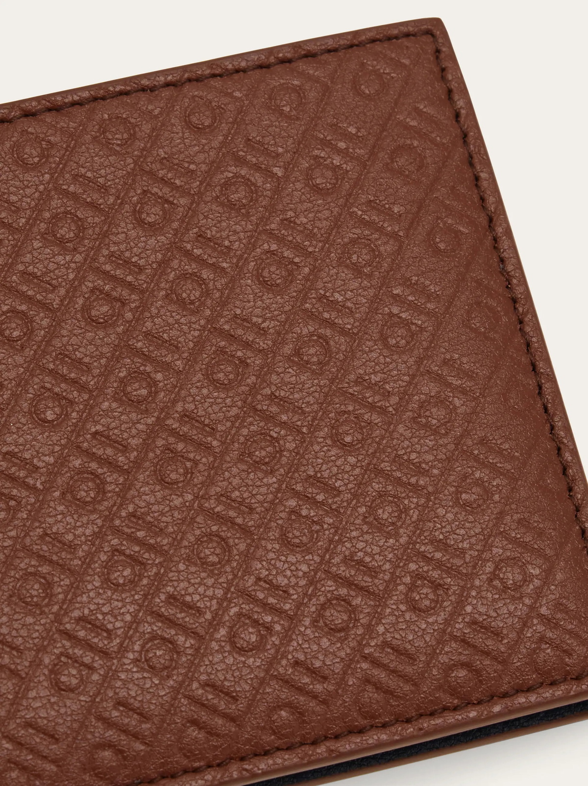 Ferragamo Mens Ferragamo Monogram wallet in Brown
