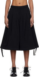 CASEY CASEY Black Pli Shorts