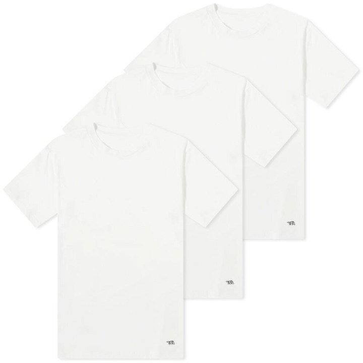 Photo: Human Made Men's T-Shirt - 3 Pack in White