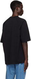 JACQUEMUS Black Les Classiques 'Le t-shirt Typo' T-Shirt