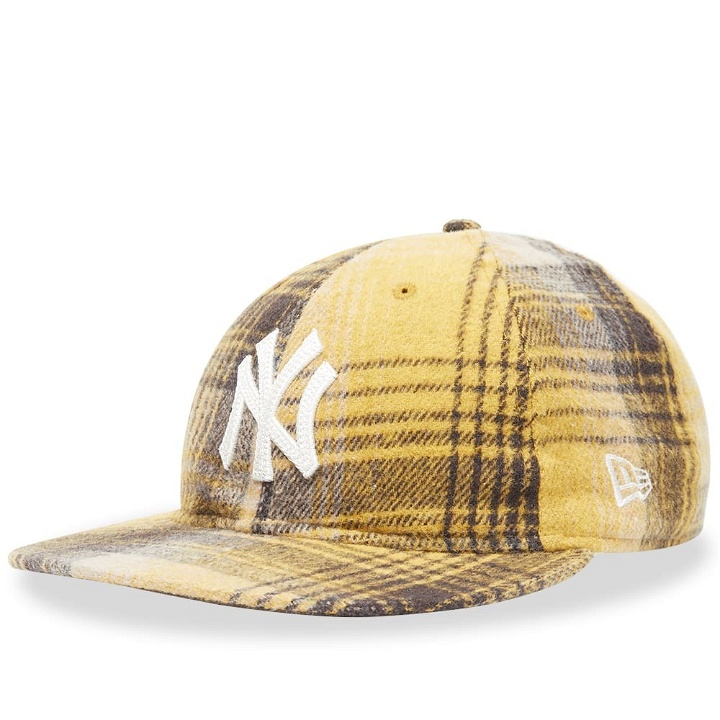Photo: New Era NY Yankees Plaid 9Fifty Adjustable Cap in Brown